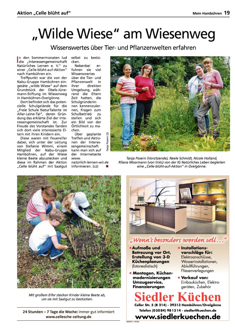 Presse Natürlich lernen wir